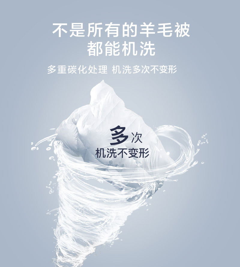 新西兰CRIA 纯羊毛   可水洗空调被200×230cm 白色 200×230cm